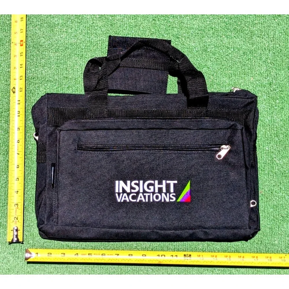 Messenger Carry Case Computer Laptop Shoulder Strap Bag Multipocket Handbag NIP